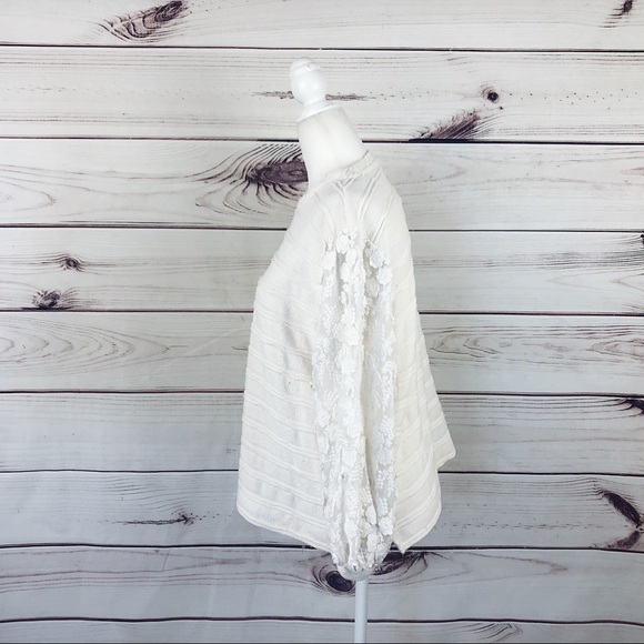 Eri + Ali Anthropologie Chelsea Lace Pullover XS - Picture 5 of 8